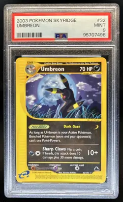 2003 Pokemon Skyridge Umbreon #32/144 PSA 9 - Image 1