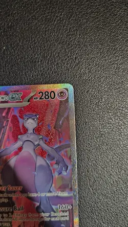 Pokemon TCG Destined Rivals Team Rockets Mewtwo EX Card 231/182 - Image 5