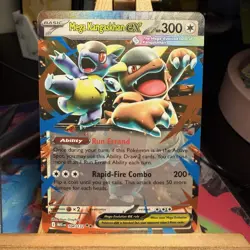 Mega Kangaskhan ex 104/132 Mega Evolution Double Rare Holo Pokemon TCG MINT - Image 1