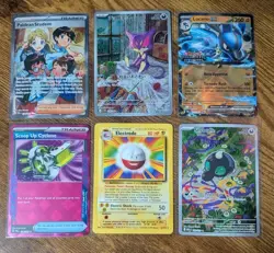 Pokemon TCG - Lot Of 6 - Electrode (LP) Purrloin Lucario Shroodle - NEAR MINT - Image 1