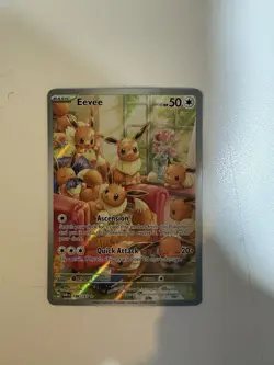 Pokemon TCG Eevee 188/167 Twilight Masquerade IR just pulled! Free SH - Image 1