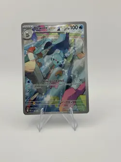 Pokemon: Dewott 106/086 SV White Flare Holo Illustration Rare NM - Image 1