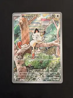 Pokemon Meowth 106/094 – Phantasmal Flames – English IR (Illustration Rare) NM - Image 1