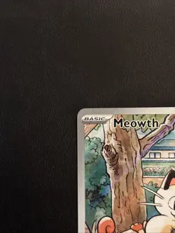 Pokemon Meowth 106/094 – Phantasmal Flames – English IR (Illustration Rare) NM - Image 3