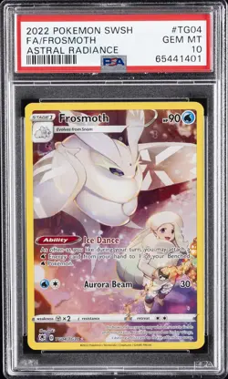 2022 POKEMON SWORD & SHIELD ASTRAL RADIANCE #TG04 FULL ART/FROSMOTH PSA 10 - Image 1
