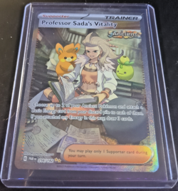 Pokemon Professor Sada's Vitality Full Art Holo Trainer Supporter 256/182 SV04 … - Image 2