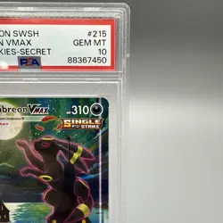 Umbreon VMAX 215/203 Alt Art PSA 10 GEM MINT Moonbreon Evolving Skies Pokemon - Image 3