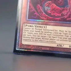 Uria, Lord of Searing Flames MZMU-EN000 Starlight Rare Yugioh Maze of Muertos NM - Image 2