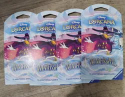 Disney Lorcana WINTERSPELL Booster Packs New/Sealed IN HAND! Lot of 4 - Image 1
