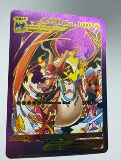 Pokemon Charizard Ash Bond Form RAINBOW DISPLAY Card MINT CONDITION - Image 2