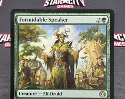 MTG Formidable Speaker- DAMAGED -Lorwyn Eclipsed Magic the Gathering Card #176 - Image 3