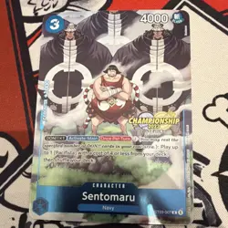 One Piece CCG Sentomaru ST03-007 Championship 2023 Promo Card - Image 1