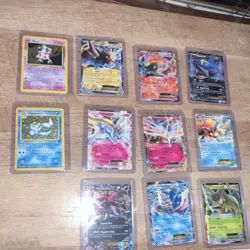 Pokemon TCG 11 Card Lot EX, Holo, Zapdos, Gyarados, Vaporeon - Image 1