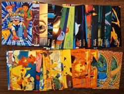 LOT OF 35 POKEMON TOPPS THE FIRST MOVIE BASE SET CARDS - Image 1