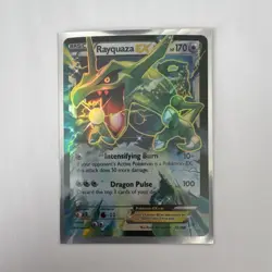 Pokemon Rayquaza EX 75/108 Roaring Skies Ultra Rare Full Art Holo 170 HP Card - Image 1
