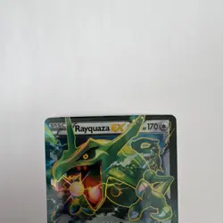 Pokemon Rayquaza EX 75/108 Roaring Skies Ultra Rare Full Art Holo 170 HP Card - Image 2