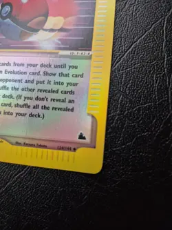 Pokemon Tcg E series Fast Ball Skyridge Reverse Holo Card Near mint/ LP 124/144 - Image 4