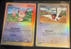 Pokemon Tailow 76/97, Skitty 70/109 E-Reader VINTAGE CARD LOT MINTY! - Image 1