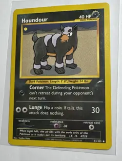 Pokemon Card - Houndour Neo Destiny 43/105 Uncommon - Image 1