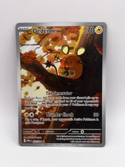 POKEMON english Dedenne 093/88 Mega Evolution Perfect Order Full Art Rare Card - Image 1
