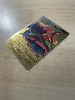 Fan Art - Gold Card Charizard Blastoise Venusaur Vmax Tag Team Card - Image 3