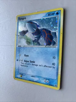 Pokemon TCG Kyogre Emerald Rare Holo Card 6/106 MP - Image 2
