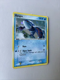 Pokemon TCG Kyogre Emerald Rare Holo Card 6/106 MP - Image 3