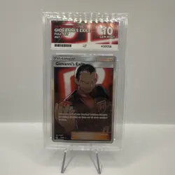 ACE 10 Gem Mint Giovanni's Exile Full Art Hidden Fates 67/68 Pokemon Card - Image 1