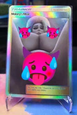 Pokemon (Melony) - Flash - Waifu PTCG DIY ACG Sexy Trading Card Anime - Image 1