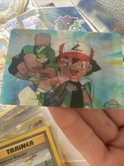 Pokemon Ash Ketchum Pioneer Viz Video Promo Card Lenticular PIKA-0020D/DVD - Image 2