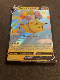 Flying Pikachu V 006/025 Celebrations NM -M Ultra Rare Pokemon Card - Image 2