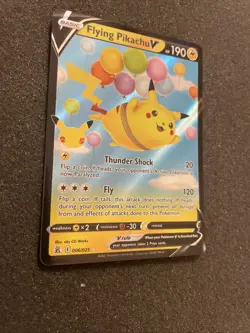Flying Pikachu V 006/025 Celebrations NM -M Ultra Rare Pokemon Card - Image 3