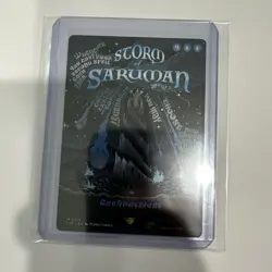 Storm of Saruman 0733 Non-Foil MTG LTR NM Pack Fresh Poster Card - Image 1