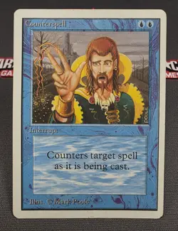 MTG Counterspell- DAMAGED -Unlimited Magic the Gathering Card #055 - Image 1
