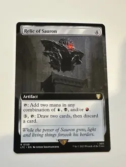 MTG Relic of Sauron Extended Art NM - Image 1