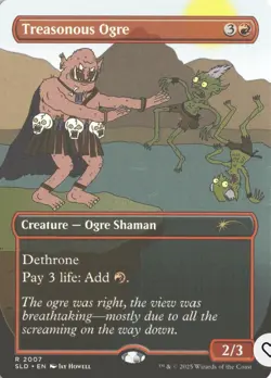 Treasonous Ogre 2007 Near Mint Secret Lair Drop Magic MTG Regular Non Foil - Image 1