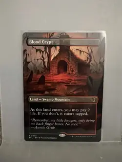 Blood Crypt BORDERLESS Lorwyn Eclipsed Magic MTG NM - Image 1