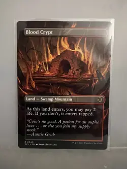 Blood Crypt BORDERLESS Lorwyn Eclipsed Magic MTG NM - Image 2