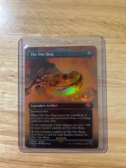 🔥Magic The Gathering The Lord of the Rings The One Ring Borderless Foil 0451🔥 - Image 1