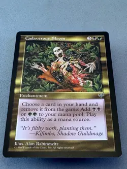 Cadaverous Bloom MTG Mirage—Never Played Near Mint—Vintage Magic RESERVE LIST - Image 3