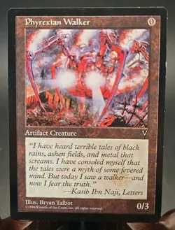 Phyrexian Walker Visions MTG Regular Heavily Played - Image 1