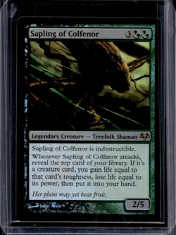 2008 Magic MTG Eventide Sapling of Colfenor #128 - Image 1