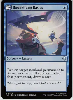 MTG Boomerang Basics Normal NM Avatar: The Last Airbender Magic 46 - Image 1