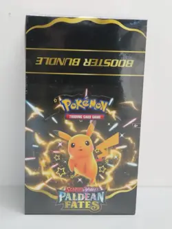 2023 Pokemon Scarlet Violet Paldean Fates Sealed Booster Bundle Display Box (e) - Image 1