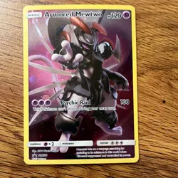 Pokemon TCG Armored Mewtwo SM228 Promo Holo SM Set Basic 120 HP English - Image 1