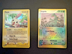 Pokemon Cards Lot of 2 Lot #17 Rare Holos Plusle/Sceptile - Image 2