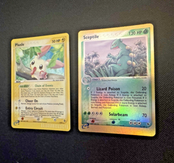 Pokemon Cards Lot of 2 Lot #17 Rare Holos Plusle/Sceptile - Image 4