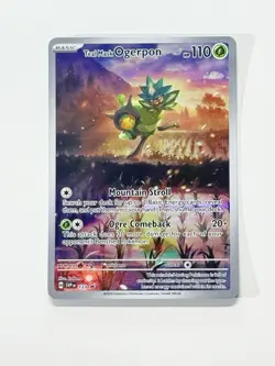 Teal Mask Ogerpon 123 Pokemon Twilight Masquerade ETB Promo ENG NM - Image 3