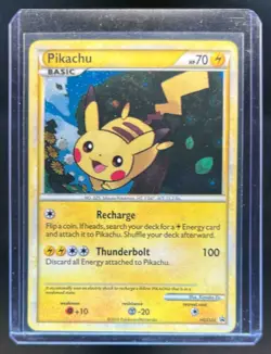 2010 Pokemon HGSS Black Star Promos Pikachu #HGSS03 - Image 1