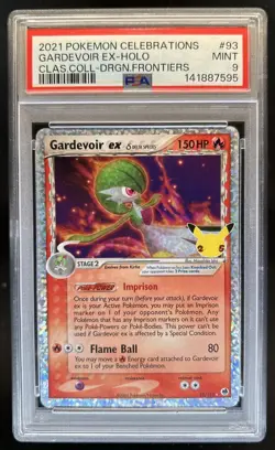 2021 Pokemon SWSH Celebrations Gardevoir ex Classic Holo #93/101 PSA 9 - Image 1